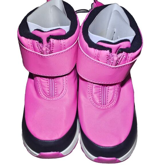 wonder nation Other - Wonder Nation Toddler Girls Zip Front Boots Size 9 NWT Pink & Black Waterproof